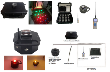 AL-PA-AMC Portable Airfield Lights. Carry Case, Portable Light Holder. AL-SA-D Remote Radio