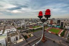 Warning Beacon Double Red Obstruction Light